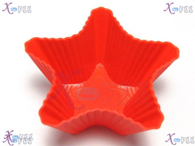 dgmj00001 NEW 12 PCS High-quality Kitchen DIY FOOD Silicone Bakeware Cupcake Baking Molds 3