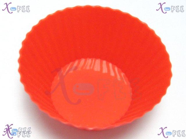 dgmj00001 NEW 12 PCS High-quality Kitchen DIY FOOD Silicone Bakeware Cupcake Baking Molds 5