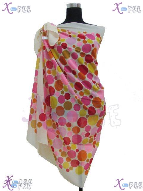 estj00162 New Hawaii Wrap Cover-up Italy Muslin Bronzing Shawl Swimwear Scarf Beach Sarong 1