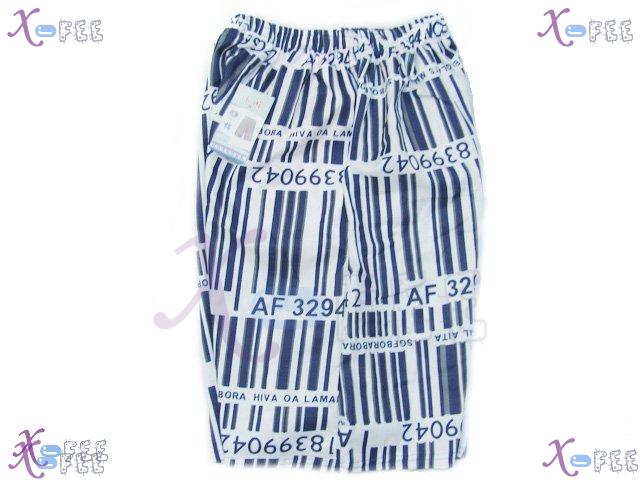 estk00028 Blue Strip Surf Beach Lounge Man Design Board Shorts 2