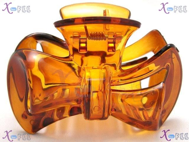 fj00192 New Fashion Jewelry Bowknot Barrette Acrylic Ladies  Craftswork Clamp Hair Claw 1