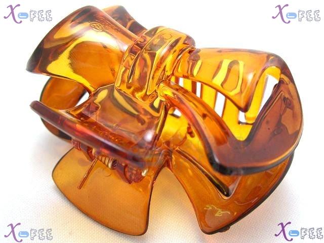 fj00192 New Fashion Jewelry Bowknot Barrette Acrylic Ladies  Craftswork Clamp Hair Claw 3