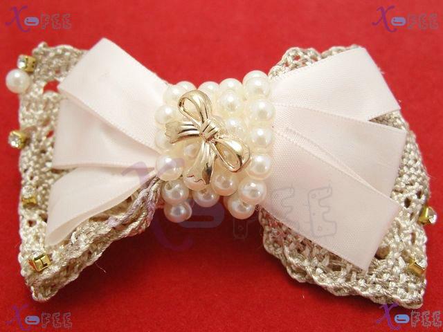 fj00219 New Fashion Craftworks Women Fiberflax Jewelry Design Pearl Imitation Barrette 3