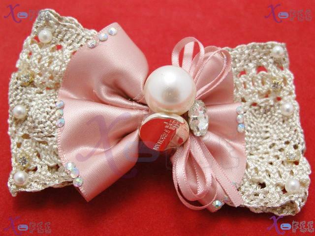 fj00222 New Women  Craftworks Design  Fiberflax Jewelry Fashion Pearl Imitation Barrette 3