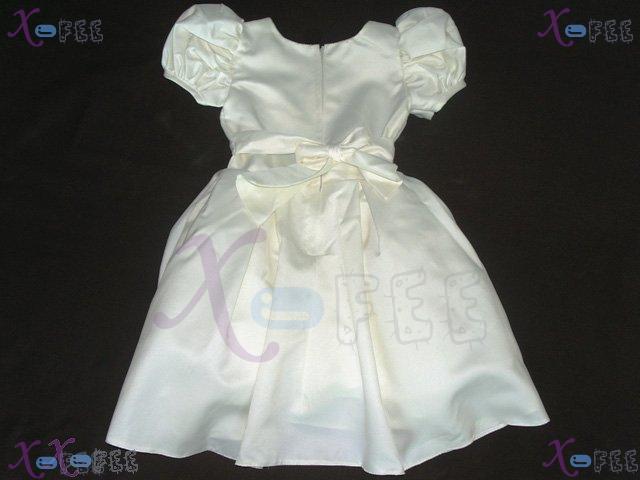 hstd00001 Girl's Wedding Pageant Party Flower Custom-made Dress 2