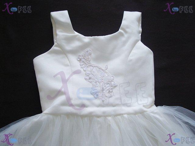 hstd00003 Girl's Pageant Party Flower Custom-Made Wedding Dress 2