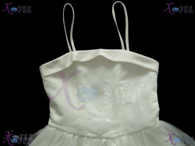 hstd00005 Custom Made Girl's Wedding Pageant Party Flower Dress 4