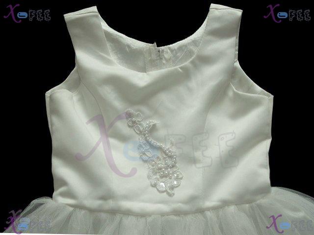 hstd00008 Wedding Pageant Party Flower Girl Custom-Made Dress 2