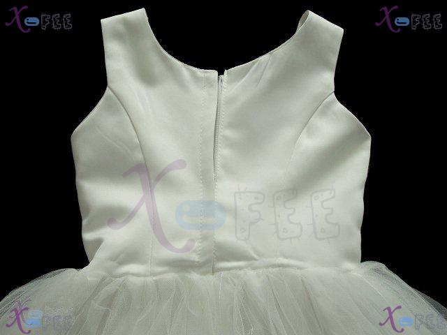 hstd00008 Wedding Pageant Party Flower Girl Custom-Made Dress 4