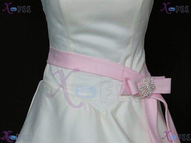 hsw00010 Strapless New Bridal Wedding Gown Custom-made Dress 5