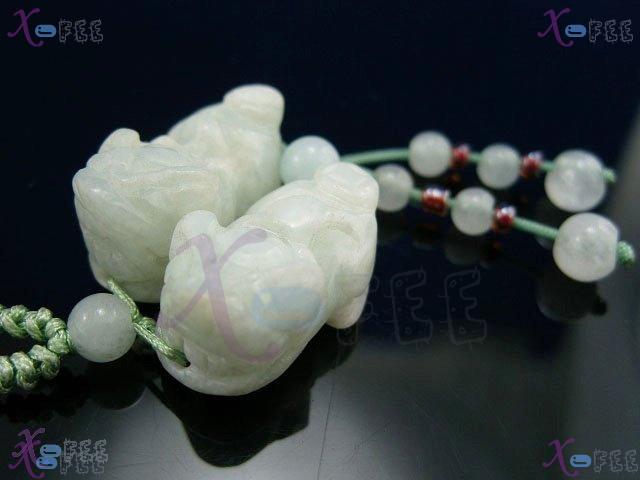 jap00106 Agate Jade Animal Jewelry Couple PiQiu Charm Necklace 3