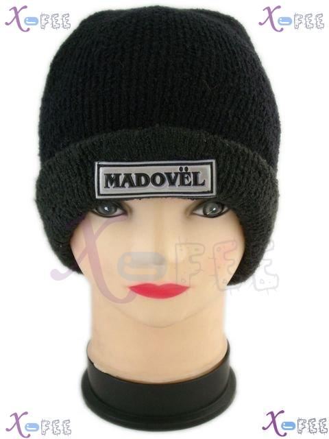 mzst00279 New Soft Unisex Accessory Collection Black Warm Beanie Knit Crochet Hat Cap 3