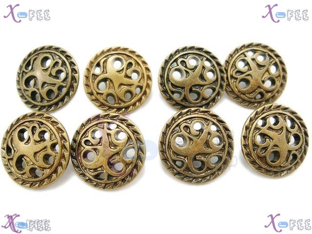 nkpf00288 Wholesale Crafts Sewing Fabric Textile 8pcs Golden 34L Plastic Costume Buttons 3