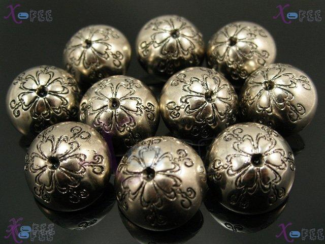 nkpf00318 Silver Crafts Sewing Fabric Textile Trend 10pcs Plastic High-quality 34L Buttons 3