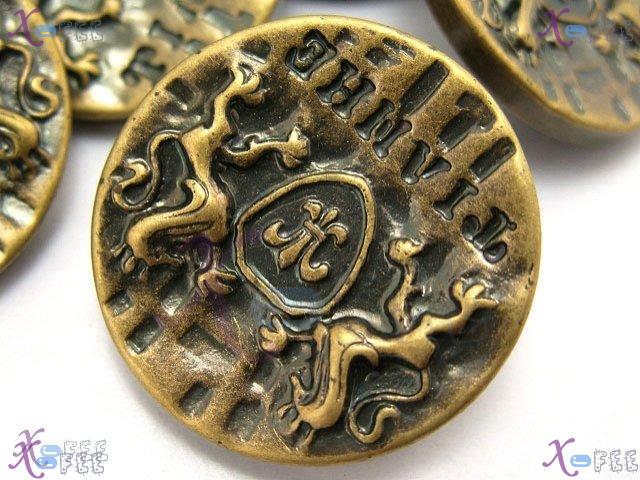 nkpf00327 Wholesale Crafts Sewing Fabric Textile 10 pcs Fancy Symbol Plastic 40L Buttons 1