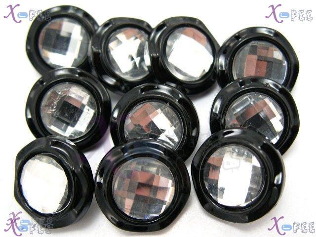 nkpf00331 Wholesale Crafts Sewing Fabric 10pcs Costume Plastic Diamond Imitation Buttons 2