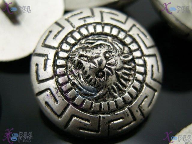 nkpf00360 40L Wholesale Crafts Sewing Fabric Textile 8pcs Plastic Engraved Tiger Buttons 1