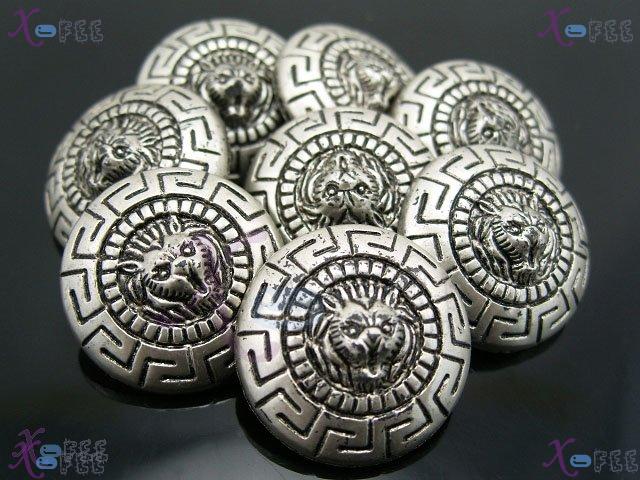 nkpf00360 40L Wholesale Crafts Sewing Fabric Textile 8pcs Plastic Engraved Tiger Buttons 2