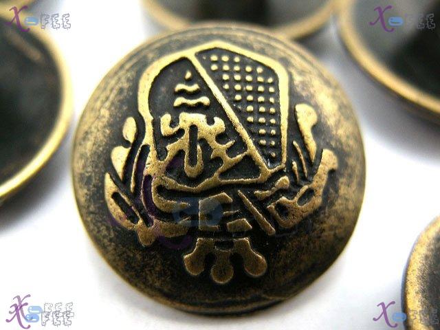 nkpf00364 Wholesale Collectibles Sewing Fabric Textile 12pcs Race Symbol Metal Buttons 1