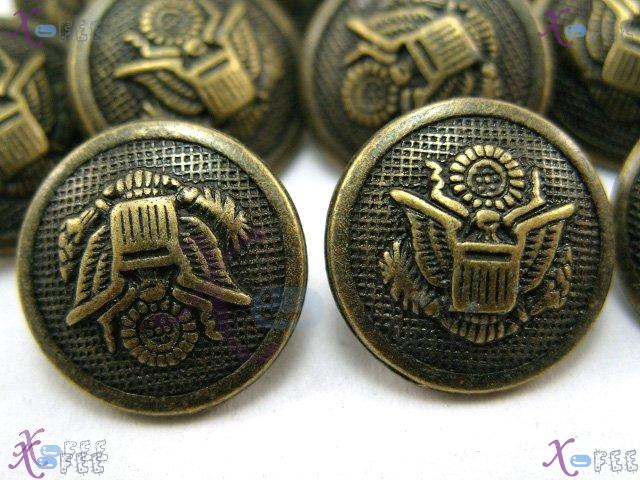 nkpf00373 Wholesale 10pcs Crafts Sewing Fabric Textile Ethnic Fashion Symbol Metal Buttons 1