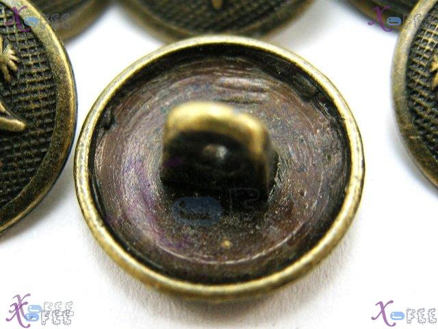 nkpf00373 Wholesale 10pcs Crafts Sewing Fabric Textile Ethnic Fashion Symbol Metal Buttons 2