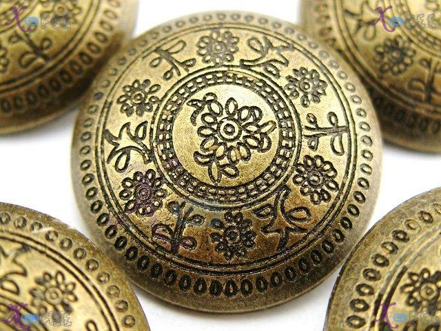 nkpf00404 6pcs Wholesale Crafts Sewing Fabric Textile Trend Minority Metal Costume Buttons 1