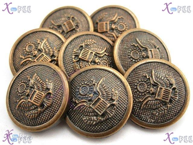 nkpf00431 Wholesale 8PCS Crafts Sewing Textile Fashion Plastic 40L Unique Symbol Buttons 3