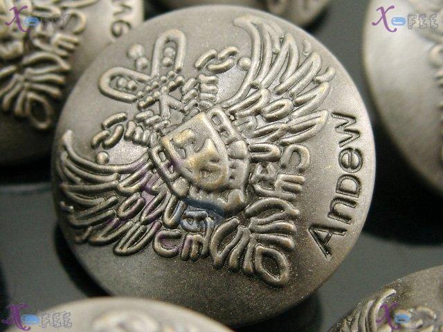 nkpf00453 Wholesale Crafts Sewing Fabric Textile 8pcs Costume Fashion 36L Metal Buttons 1