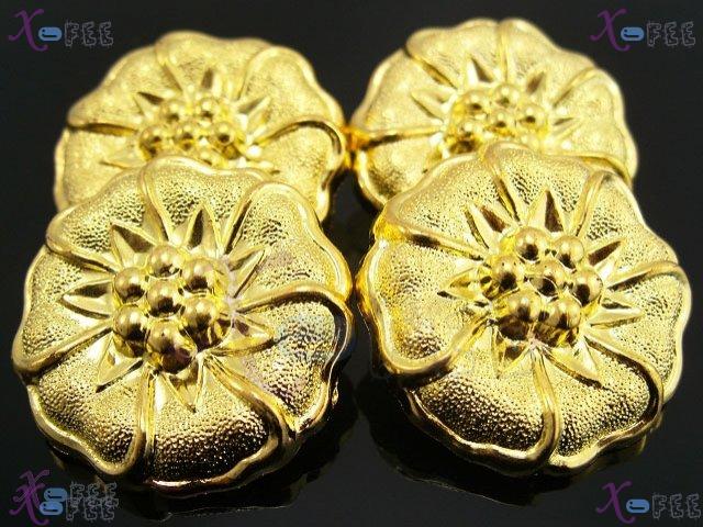 nkpf00455 Wholesale Crafts Sewing Fabric Textile 4pcs Golden Tribe 58L Plastic Buttons 3