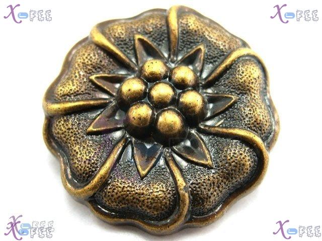 nkpf00482 2 PCS Wholesale Crafts Sewing Fabric Textile 58L Plastic Lotus Flower Buttons 2