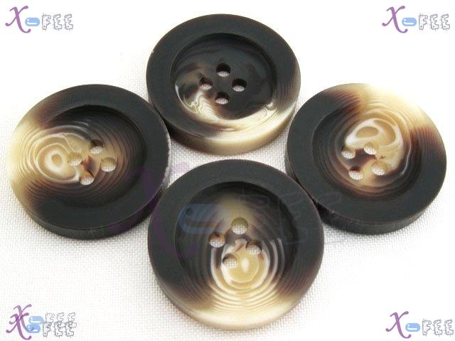 nkpf00577 Wholesale Crafts Sewing Fabric Textile 4pcs Coat Gradual Shadow Resin Buttons 3