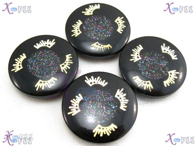 nkpf00580 Wholesale Crafts Sewing Fabric Textile Fashion 4pcs Fancy Shining Resin Buttons 3