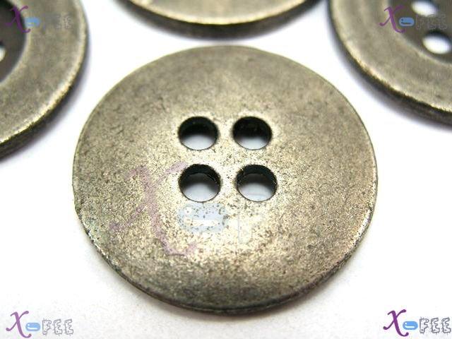 nkpf00596 Wholesale 8pcs Crafts Sewing Fabric Textile Abstraction Metal Pattern Buttons 3