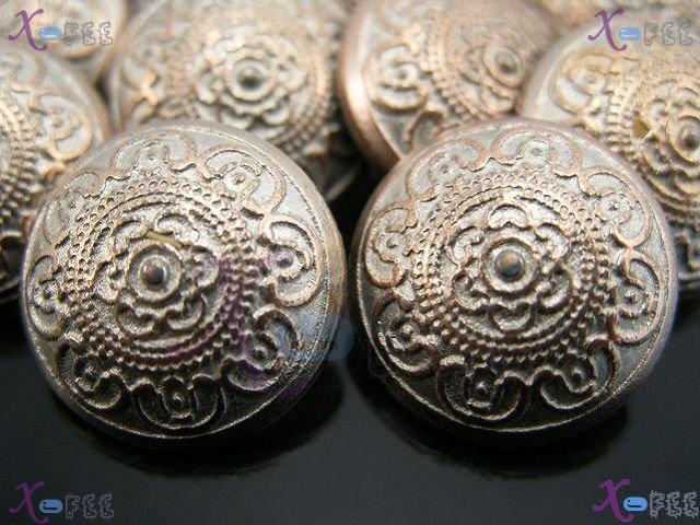 nkpf00610 Fad 9pcs Abstraction 24L Unique Metal Flower Buttons 1