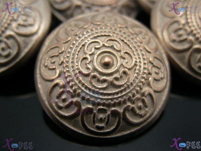 nkpf00627 New Collections 36L Craft Lots 5pcs Abstraction Unique Metal Sign Flower Buttons 1