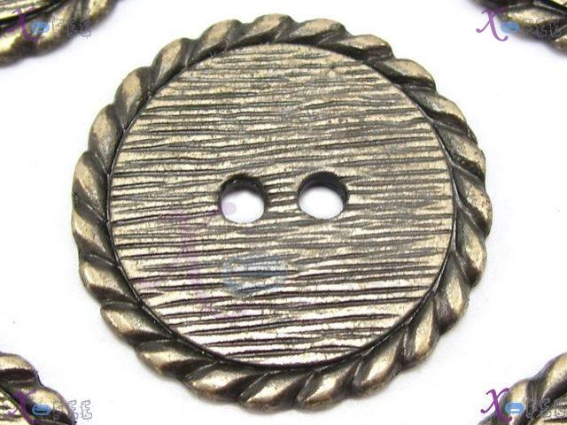 nkpf00636 Wholesale Crafts Sewing Fabric Textile 5pcs Coat Costume Fashion Metal Buttons 1