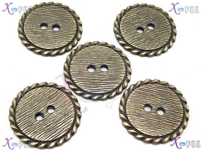 nkpf00636 Wholesale Crafts Sewing Fabric Textile 5pcs Coat Costume Fashion Metal Buttons 3