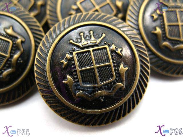 nkpf00653 Wholesale 8pcs Collection Sewing Fabric Abstraction Unique Sign Metal Buttons 1