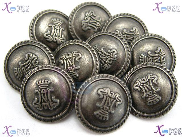 nkpf00657 10pcs Crafts Sewing Fabric Textile Wholesale New Uniform Metal Copper Buttons 3