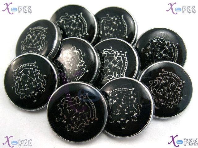 nkpf00728 Wholesale Crafts Fabric Textile Fashion 10pcs 34L Plastic Resin Costume Buttons 3