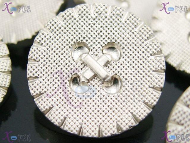 nkpf00772 New 10pcs Abstraction Crafts Fabric Textile Crossed Pattern Plastic 34L Buttons 1