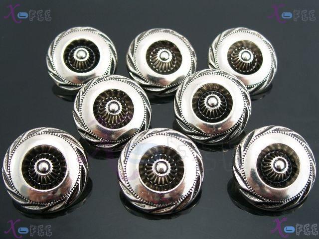 nkpf00793 Fad Wholesale Crafts Fabric Textile NEW 8pcs Turbo Style Plastic Design Buttons 3