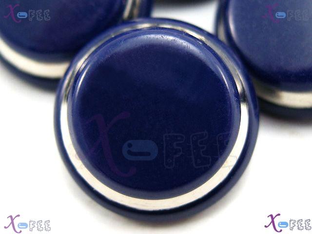 nkpf00924 Wholesale Crafts Sewing Fabric Textile 12pcs Smooth Lapis Resin Costume Buttons 2