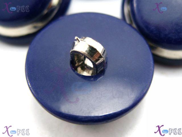 nkpf00924 Wholesale Crafts Sewing Fabric Textile 12pcs Smooth Lapis Resin Costume Buttons 3