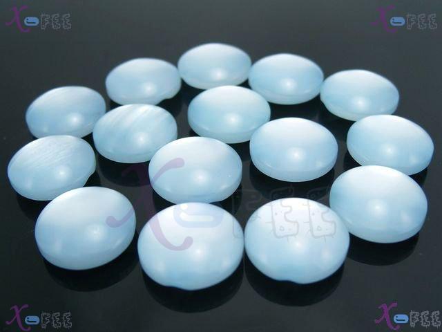 nkpf01070 Wholesale Crafts Sewing Fabric Textile 12pcs Blue Transparent 28L Resin Buttons 3