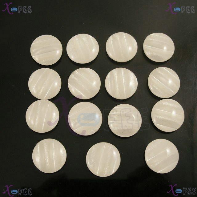 nkpf01084 Wholesale Crafts Fabric Textile 15pcs Silver Costume Design 28L Resin Buttons 3