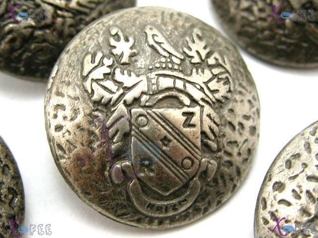 nkpf01145 Fashion 32L Wholesale Lots 5pcs Royal Crown Costume METAL Sewing China Buttons 1