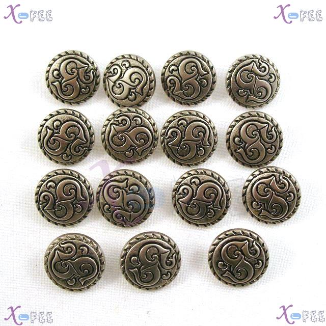 nkpf01175 Wholesale Crafts Sewing Fabric Textile Lots 15pcs Auspicious Pattern 28L Buttons 3