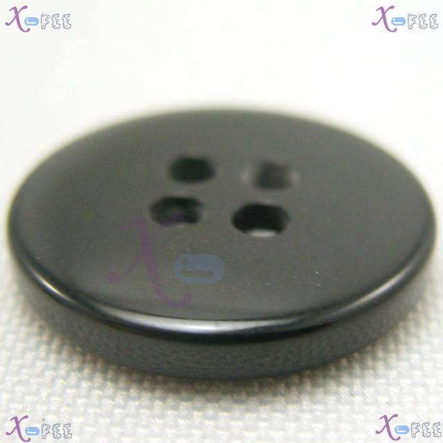 nkpf01228 Wholesale Crafts Sewing Fabric Textile Lots 30pcs Black 28L Resin Suit Buttons 2