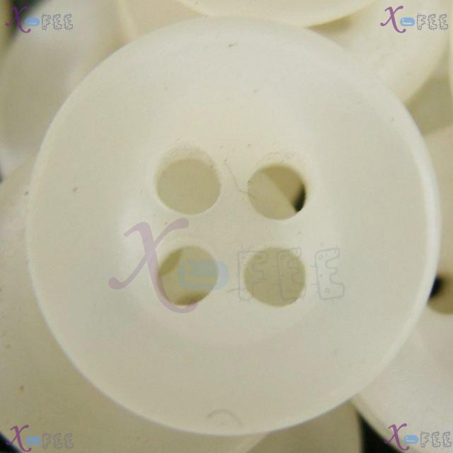 nkpf01236 Fashion Wholesale Lots 30pcs 18L Costume Four Holes Design Sewing White Buttons 1